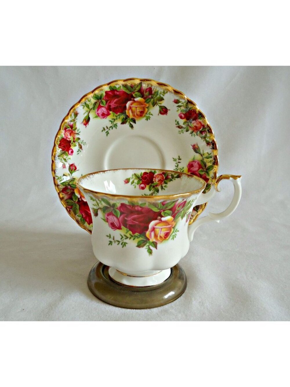 Royal Albert Teacup and Saucer Old Country Roses Vintage Tea Cup